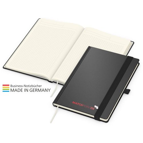 Vision-Book Creme x.press A5, schwarz (Art.-Nr. CA584822) - Modern und mit Vollausstattung: Vision-B...