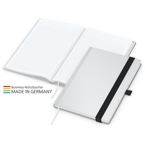 Match-Book White Bestseller A5 Cover-Star gloss-individuell, schwarz (Art.-Nr. CA610983) - Im Einklang mit dem Corporate Desig...