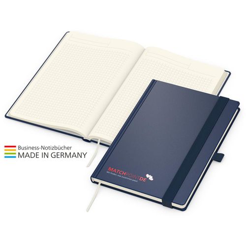 Vision-Book Creme x.press A5, dunkelblau (Art.-Nr. CA627029) - Modern und mit Vollausstattung: Vision-B...