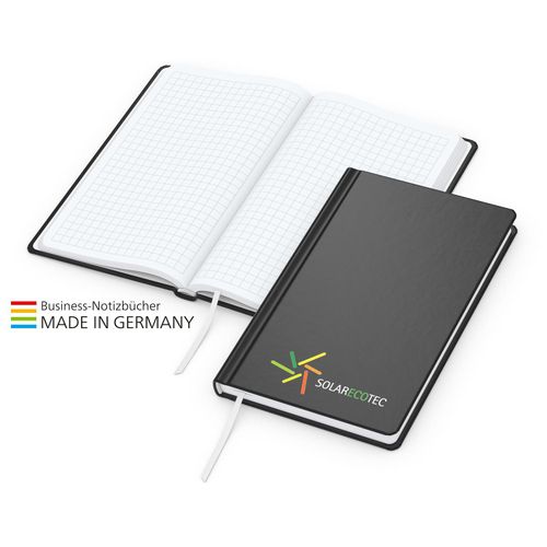 Easy-Book Basic x.press Pocket, schwarz (Art.-Nr. CA698635) - Modernes, preiswertes Notizbuch in...