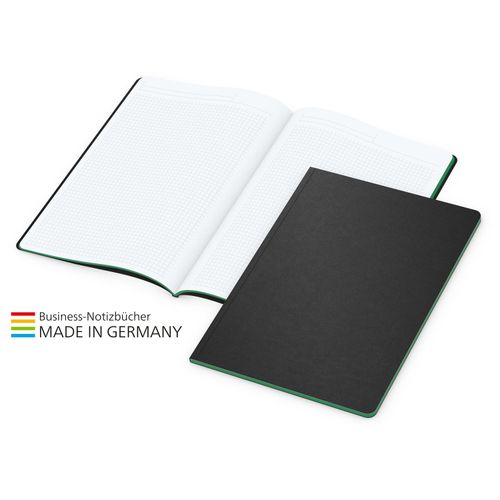 Tablet-Book Slim Bestseller A4, grün (Art.-Nr. CA706625) - Design-Modell in moderner Broschurenform...