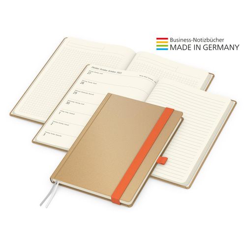 Match-Hybrid Creme Bestseller, Natura braun-individuell, orange (Art.-Nr. CA711128) - Der Hybrid-Timer für jedes Corporat...