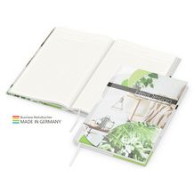 Note-Book green+blue A5, Natura Recycling (individuell) (Art.-Nr. CA731089)