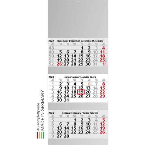 Maxi 3 Post Bestseller, (Art.-Nr. CA741448) - Extra große Kalenderblocks (33,5 c...