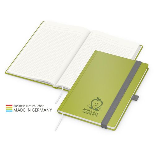 Organic-Book green+blue, grün (Art.-Nr. CA756587) - Nachhaltiges Naturprodukt mit veganem...