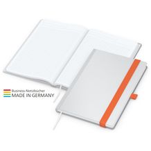 Match-Book White Bestseller A5 Cover-Star gloss-individuell, orange (individuell;orange) (Art.-Nr. CA789766)