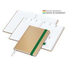 Match-Hybrid White Bestseller A5, Natura braun-individuell, grün (braun;grün) (Art.-Nr. CA994203)