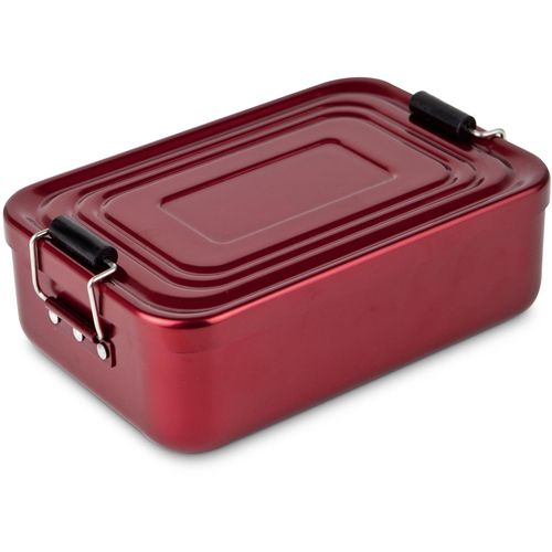 ROMINOX® Lunchbox // Quadra Rot (Art.-Nr. CA124902) - Klassisch, praktisch, leicht und stabil,...