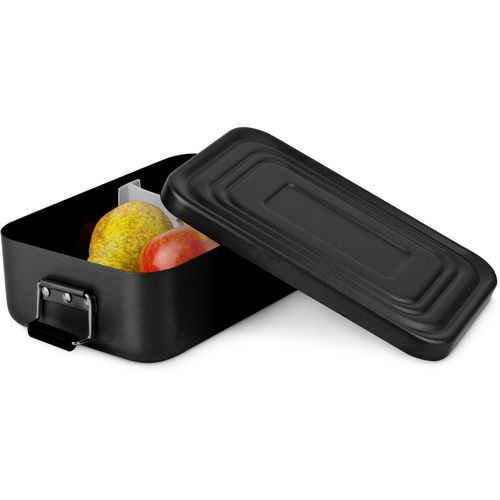 ROMINOX® Lunchbox // Quadra Schwarz matt (Art.-Nr. CA265545) - Klassisch, praktisch, leicht und stabil,...