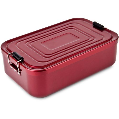 ROMINOX® Lunchbox // Quadra Rot XL (Art.-Nr. CA516092) - Proviantbox im XL-Format: Klassisch,...