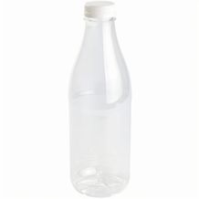 rPET-Flaschen 1000 ml, klar, Deckel [60er Pack] (transparent) (Art.-Nr. CA012549)