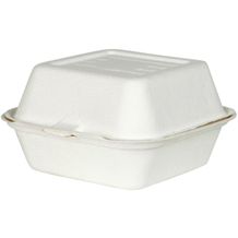 Zuckerrohr-Burger-Boxen 14, 3 x 15 x 8, 2 cm, quadratisch [500er Pack] (weiß) (Art.-Nr. CA129307)