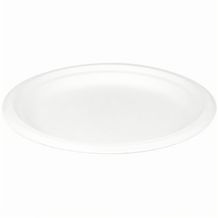 Zuckerrohr-Teller Ø 24 cm, rund [500er Pack] (weiß) (Art.-Nr. CA340969)
