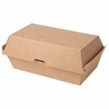 Take-away-Klappdeckel-Boxen 21, 4 x 11, 4 x 8, 5 cm, Kraftkarton, [200er Pack] (Braun) (Art.-Nr. CA436552)