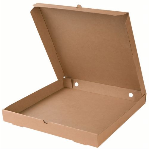 Pizzakartons Ø 35 cm, [50er Pack] (Art.-Nr. CA466416) - Pizzakartons Ø 35 cm, braun