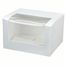 Patisserie-Boxen 13 x 11 x 8 cm, PLA-Fenster, [400er Pack] (weiß) (Art.-Nr. CA507357)