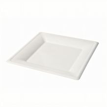 Zuckerrohr-Teller 26 x 26 cm, quadratisch [500er Pack] (weiß) (Art.-Nr. CA554975)