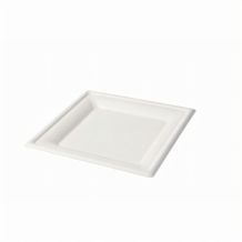 Zuckerrohr-Teller 20 x 20 cm, quadratisch [500er Pack] (weiß) (Art.-Nr. CA604314)