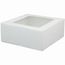 Patisserie-Boxen 18 x 18 x 7, 5 cm, PLA-Fenster, [250er Pack] (weiß) (Art.-Nr. CA824904)