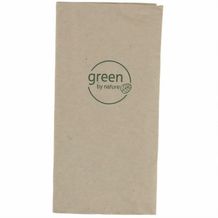 rPapier-Servietten 32, 5 x 32, 5 cm, 2-lagig, 1/8 Falz, ungebleicht, 'green by e' [2000er Pack] (Braun) (Art.-Nr. CA853655)