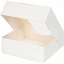 Karton-Sichtfenster-Schachteln 600 ml, PLA-Folie, faltbar [250er Pack] (weiß) (Art.-Nr. CA883830)