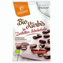 Bio Kürbis in Zartbitterschokolade (50g) (bunt) (Art.-Nr. CA346820)