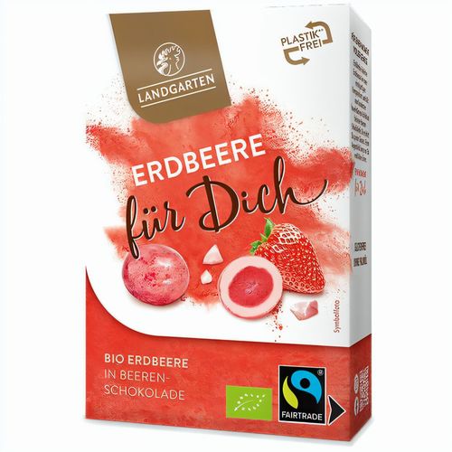 Bio Erdbeere für Dich (90g) (Art.-Nr. CA893789) - gefriergetrocknete Erdbeerstücke umhül...