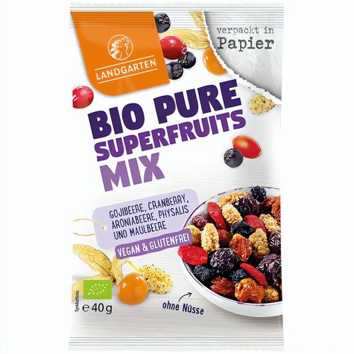 Bio Pure Superfruits Mix (40g) (Art.-Nr. CA926694) - Mischung aus getrockneten und gesüßten...