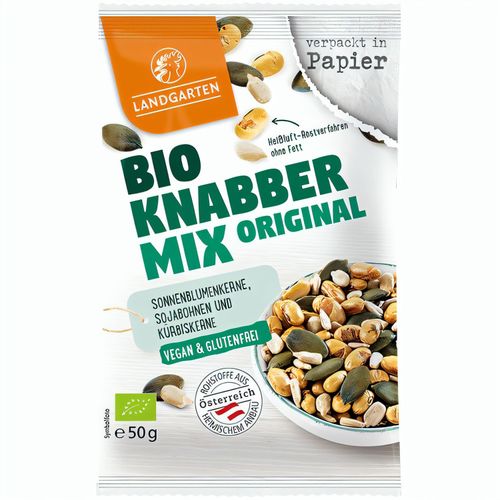 Bio Knabber Mix Original (50g) (Art.-Nr. CA932645) - Mischung aus gerösteten und gesalzene...
