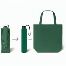 Taschenschirm Schirm & Shopper (grün FO) (Art.-Nr. CA131062)