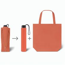 Taschenschirm Schirm & Shopper (orange FO) (Art.-Nr. CA483720)