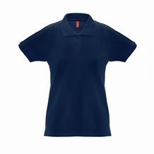 THC MONACO WOMEN. Damen Poloshirt (blau) (Art.-Nr. CA001060)