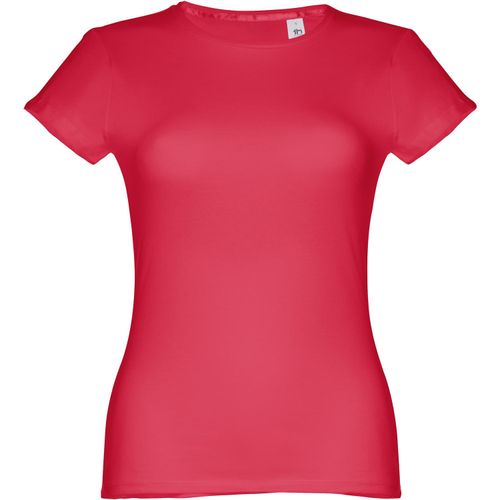 THC SOFIA. Tailliertes Damen-T-Shirt (Art.-Nr. CA012768) - Damen T-Shirt aus 100% Strickjersey und...