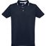 THC ROME. Zweifarbiges Baumwoll-Poloshirt für Herren (dunkelblau) (Art.-Nr. CA015361)