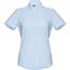 THC LONDON WOMEN. Oxford-Hemd mit kurzen Ärmeln für Frauen (hellblau) (Art.-Nr. CA021321)