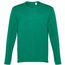 THC BUCHAREST. Herren Langarm T-Shirt (grün melliert) (Art.-Nr. CA021451)