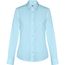 THC PARIS WOMEN. Langärmeliges Popeline-Hemd für Damen (hellblau) (Art.-Nr. CA028503)