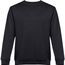 THC DELTA. Sweatshirt (unisex) aus Baumwolle und Polyester (Schwarz) (Art.-Nr. CA029489)
