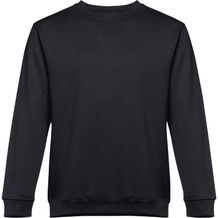 THC DELTA. Sweatshirt (unisex) aus Baumwolle und Polyester (Schwarz) (Art.-Nr. CA029489)