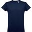 THC LUANDA. Herren-T-Shirt aus Baumwolle im Schlauchformat (blau) (Art.-Nr. CA034927)
