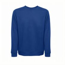 THC COLOMBO. Sweatshirt (unisex) aus italienischem Frottee ohne Knopfleiste (königsblau) (Art.-Nr. CA035753)