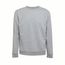 THC COLOMBO. Sweatshirt (unisex) aus italienischem Frottee ohne Knopfleiste (hellgrau melliert) (Art.-Nr. CA035899)
