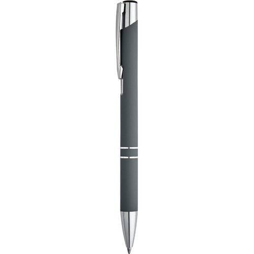 BETA SOFT. Kugelschreiber aus Aluminium mit Gummifinish (Art.-Nr. CA037293) - Kugelschreiber aus Aluminium mit farbige...