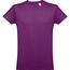 THC LUANDA. Herren-T-Shirt aus Baumwolle im Schlauchformat (Violett) (Art.-Nr. CA042900)