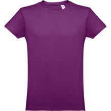 THC LUANDA. Herren-T-Shirt aus Baumwolle im Schlauchformat (Violett) (Art.-Nr. CA042900)