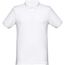 THC MONACO WH. Kurzarm-Poloshirt für Herren aus kardierter Baumwolle (weiß) (Art.-Nr. CA042938)
