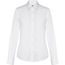 THC PARIS WOMEN WH. Langärmeliges Popeline-Hemd für Frauen. Weiße Farbe (weiß) (Art.-Nr. CA059681)