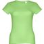 THC SOFIA. Tailliertes Damen-T-Shirt (hellgrün) (Art.-Nr. CA062319)
