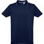 THC ROME. Zweifarbiges Baumwoll-Poloshirt für Herren (blau) (Art.-Nr. CA064205)