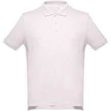 THC ADAM. Kurzarm-Poloshirt aus Baumwolle für Herren (Pastellrosa) (Art.-Nr. CA064446)